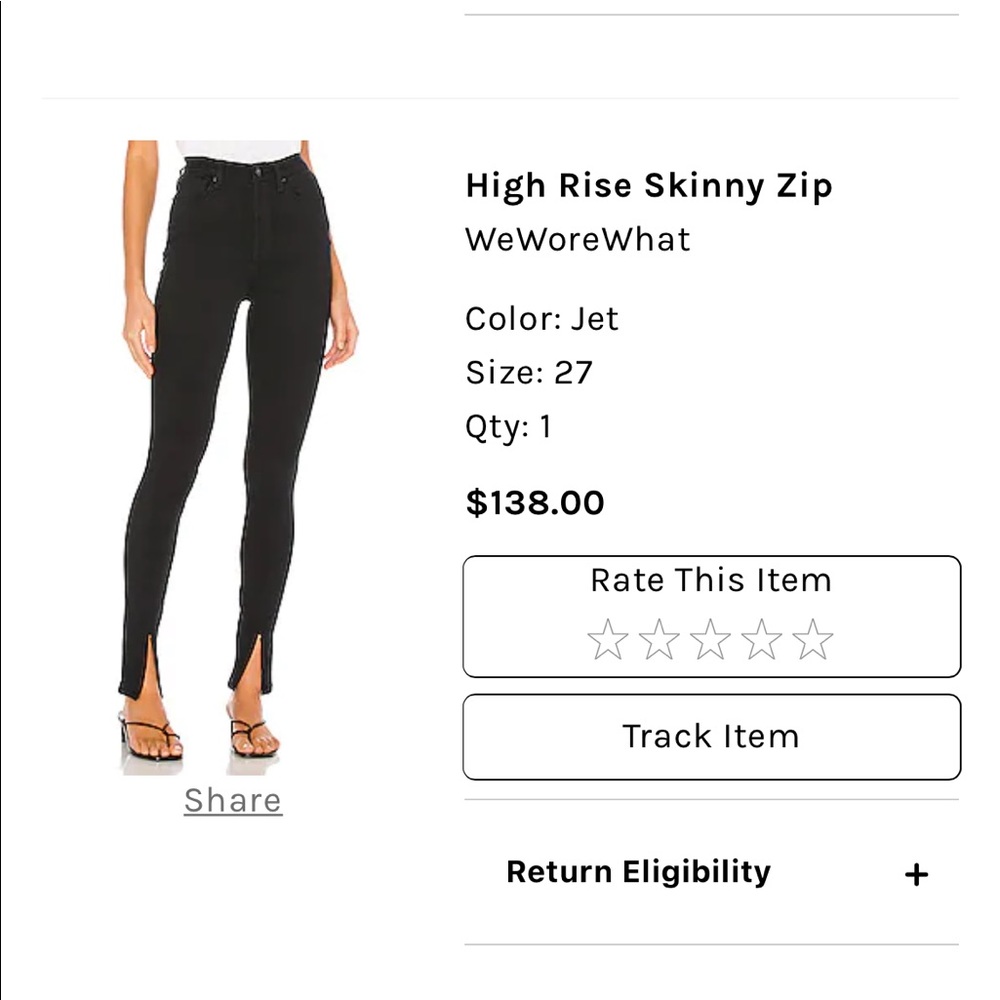 NWOT black pants